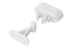 Caravan, camper door latch ProPlus 362622V02 white spring-loaded handle for holding the door