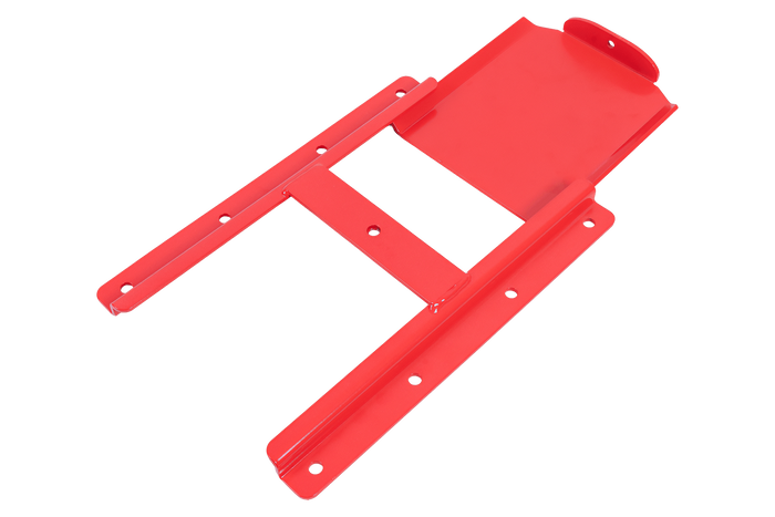 Red grain chute UNITRAILER chute for agricultural trailers 250x355mm