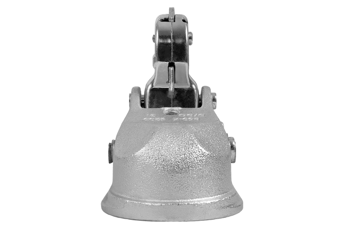 WINTERHOFF WW 350-RCH-1616 ball hitch for 3500kg trailer with 60mm pipe drawbar, cast iron