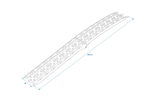 ProPlus 390096 foldable ramps aluminum ramps for trailers 220cm 680kg set of 2
