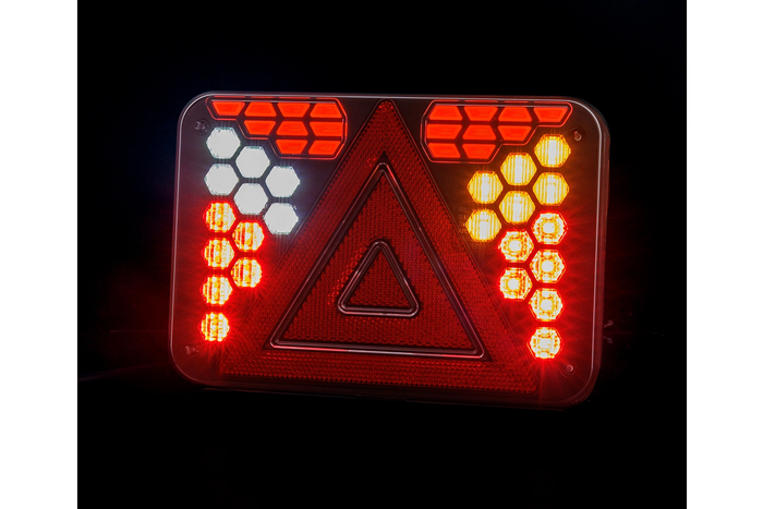 HORPOL LZD 3215+3216 rear lights, 2m cable, 7 functions, left+right