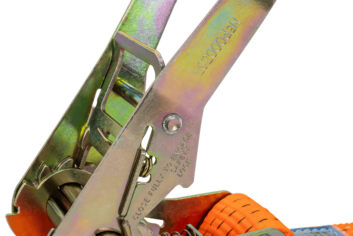 3-point transport belt with tensioner for UNITRAILER trailer 3m/50mm/4t orange
