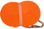 Set of four UNITRAILER 12m/25mm/1t orange transport belts with tensioner