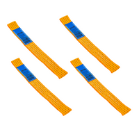 Set of four transport harnesses for UNITRAILER trailer 0.4m/50mm/4t orange