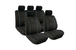 Set of car seat covers LAMPA Elegance blue, for front and rear seats
