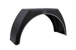 Trailer fender 15-17.5" DOMAR DK3114 flat wheel arch 950/300mm with white trim