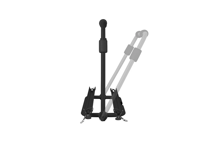 ProPlus 330242BL trailer drawbar bike rack for 2 bikes 40kg