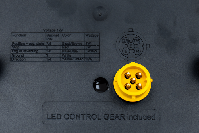 Rear light FRISTOM FT-270 LED CANBUS 6 functions left