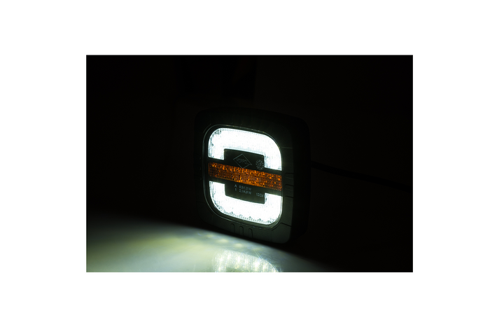 HORPOL ROCA LZD 2806 LED front lamp 2 functions universal with holder