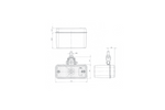 Rear fog lamp WAŚ 699z W83 universal