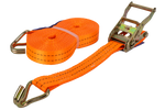 Set of four UNITRAILER 12m/35mm/2t orange transport belts with tensioner