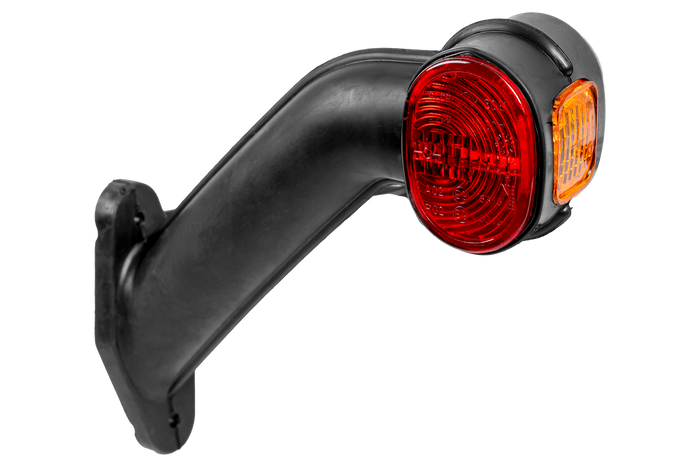 ASPÖCK SUPERPOINT II marker lamps left + right on a rubber arm with a side cable