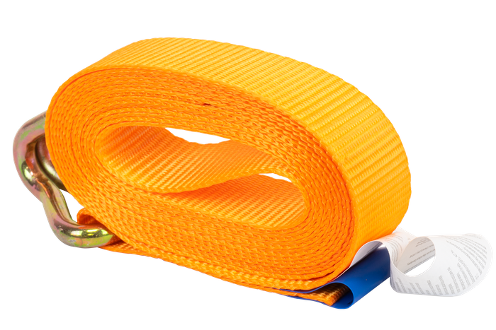 Set of four KAMAR 3m/25mm/0.8t orange transport belts with tensioner