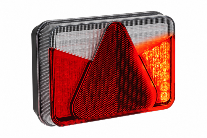 ASPÖCK MULTILED V rear lamp bayonet 8PIN 6 functions left
