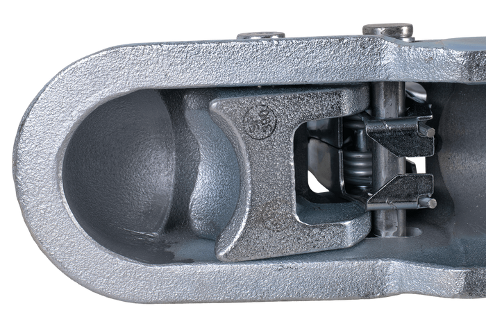 WINTERHOFF WW 350-RB-K1212 ball hitch for a 3500kg trailer with a 50mm cast iron pipe drawbar