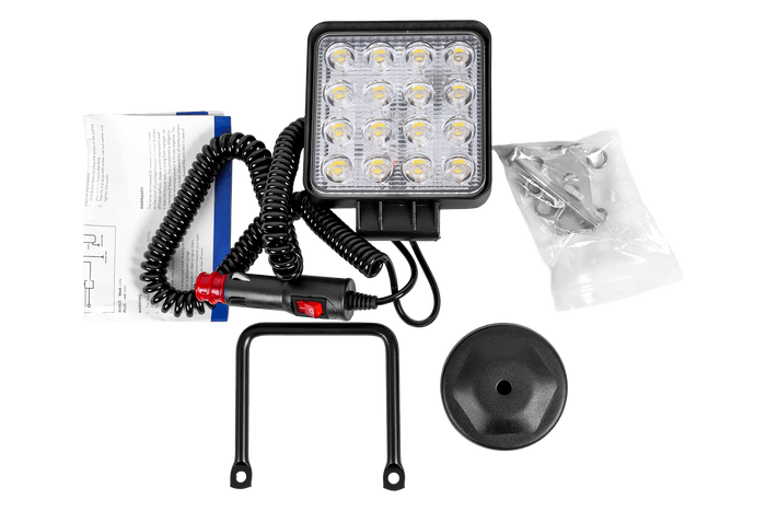 LED work lamp reflector TT TECHNOLOGY TT.13208M 16xLED 3400lm with magnet