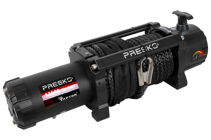 Electric winch for PRESKO RAPTOR 13.5FS 12V 6130kg trailer with 24m rope