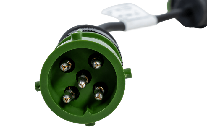 Bayonet adapter 5-PIN / angled connector ASS2 7-PIN ASPÖCK right adapter