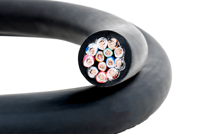 HYBSZ YLY-S electric cable 8x0.75+5x1.5 thirteen-core - 1m