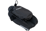PROFEX 82318 Long Black Lux Bicycle Saddle Bag with Bottle Pocket