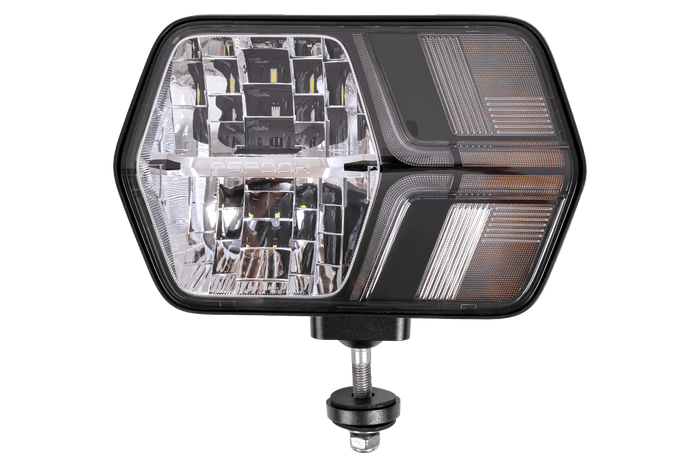 ASPÖCK LuxLED II LED front lamp 7 functions 6-pin DEUTSCH DT06-6S left