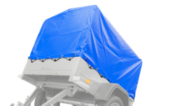 Frame cover h-800 UNITRAILER tarpaulin for trailer 150x106cm GARDEN 150 KIPP