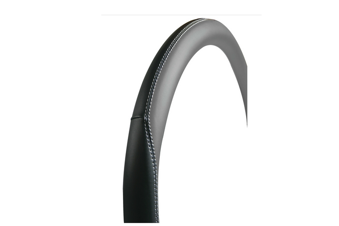 LAMPA CLUB steering wheel cover 37-39cm gray-black