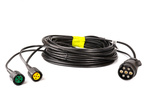 7-metre long 7-pin wiring harness with 2x 5-pin ends