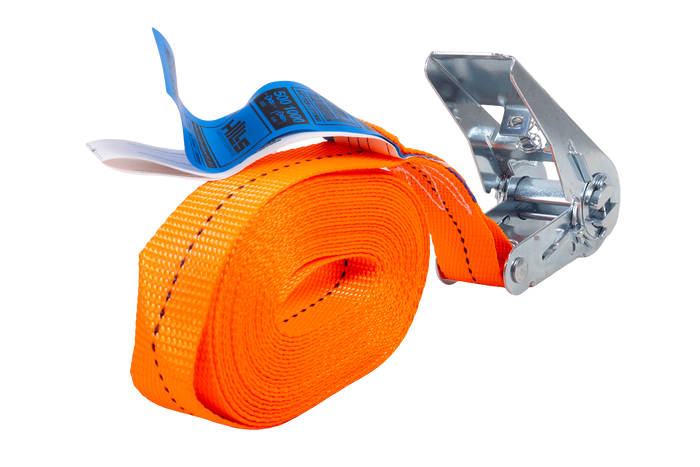 HILLS 5m/25mm/1t orange one-piece strap with tensioner