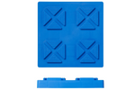 Set of four ProPlus trailer stabilizing corner support pads 361538