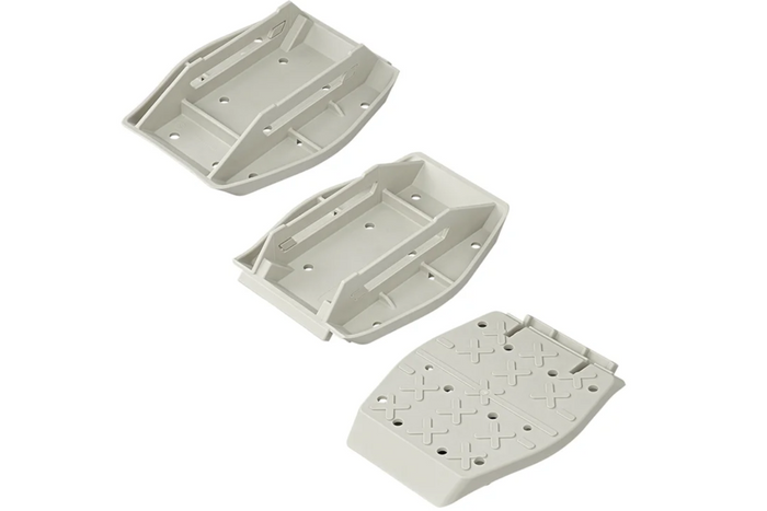 Set of four ProPlus 361519 trailer stabilizer support pads with spring 20.5x27.5cm