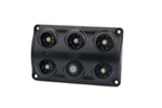 HORPOL LWD2157/CZ LED 900lm black interior car lamp with switch and red diode
