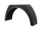 Trailer fender 15-17.5" DOMAR DK3112 flat wheel arch 950/280mm with white trim
