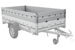 BIS aluminum sides for the UNITRAILER GARDEN 264 KIPP ALU and 264/2 KIPP ALU trailers