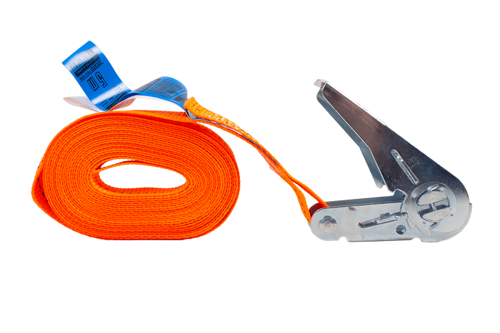 HILLS 5m/25mm/1t orange one-piece strap with tensioner