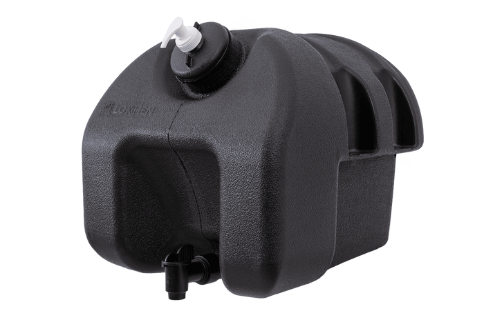 LOKHEN 18l water tank for a bus trailer with a soap dispenser
