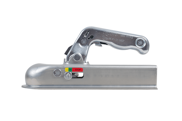 CHOOYO JD.00.53.001 ball hitch for 800kg trailer with 50mm square drawbar