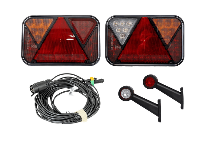 Light set: FRISTOM LED rear lights + HORPOL LED side marker lights + MANTES 7m 7-PIN harness