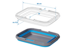 Foldable travel bowl ProPlus 370303V01 silicone bowl 16L