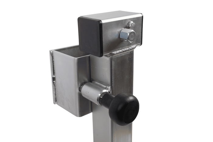 UNITRAILER JL2 extendable crank support for 1300kg flatbed trailer 410-645mm