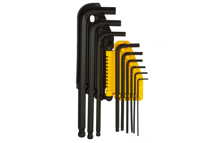 STANLEY Allen keys, ball-end hexagonal keys 1.5-10mm, 9pcs.
