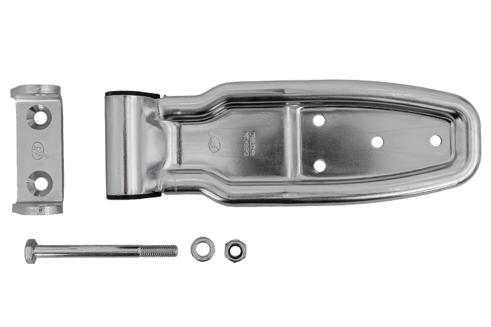 Side hinge with mounting bracket STEELPRESS HB-01.270-02+UH-01 complete trailer side mounting