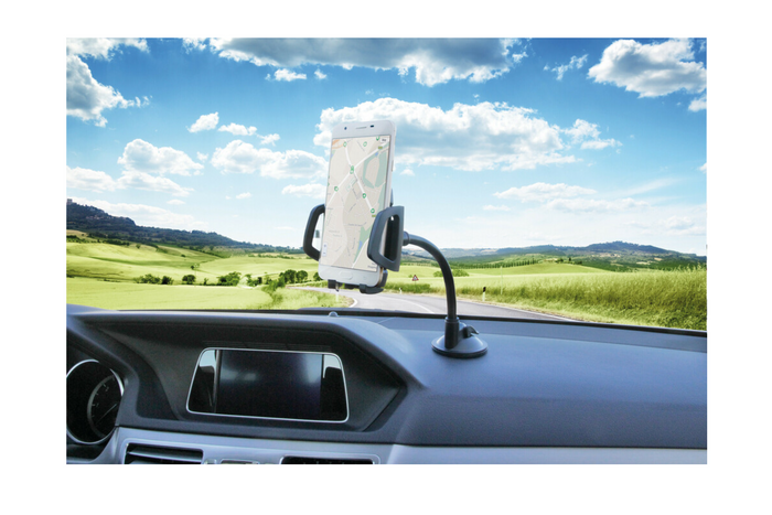 TECNO ARM 2 LAMP phone holder with suction cup mounting
